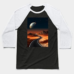 Into the Galactic Unknown - Vintage Art Baseball T-Shirt